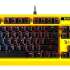 Клавиатура A4TECH Bloody B810RC Punk,  USB, желтый + черный [b810rc ( punk yellow )]